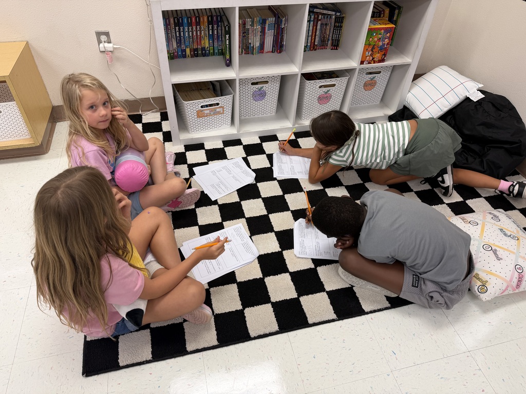 students doing place value