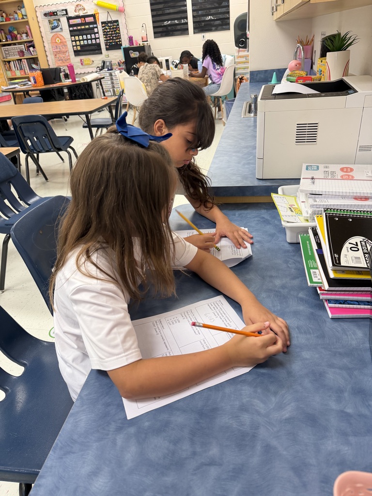 students doing place value