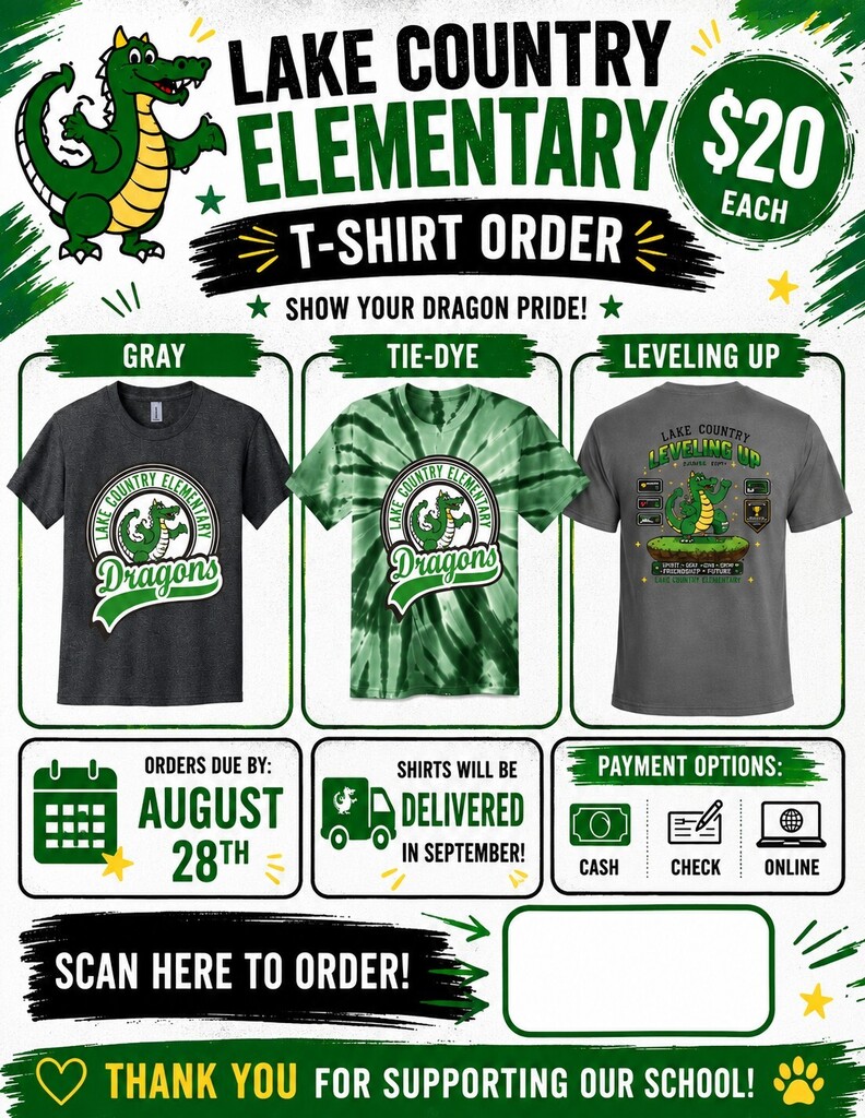 T shirts for sale - $20 each