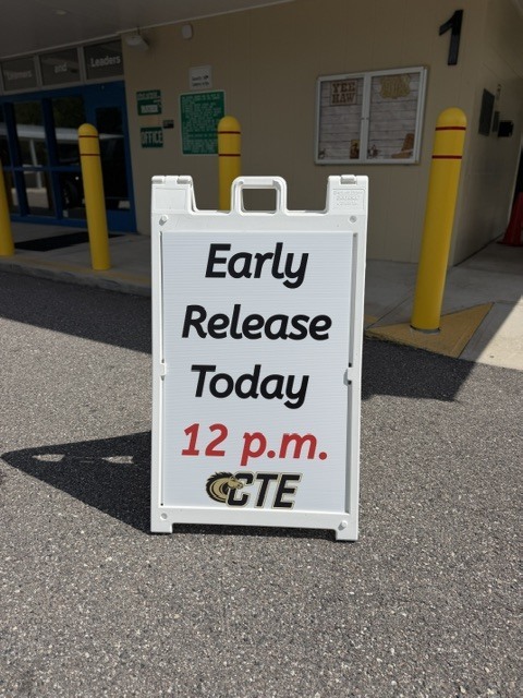 TODAY, Wednesday, August 26, 2026, is an Early Release Day! 📚 🏫 School dismisses at 12:00 PM.