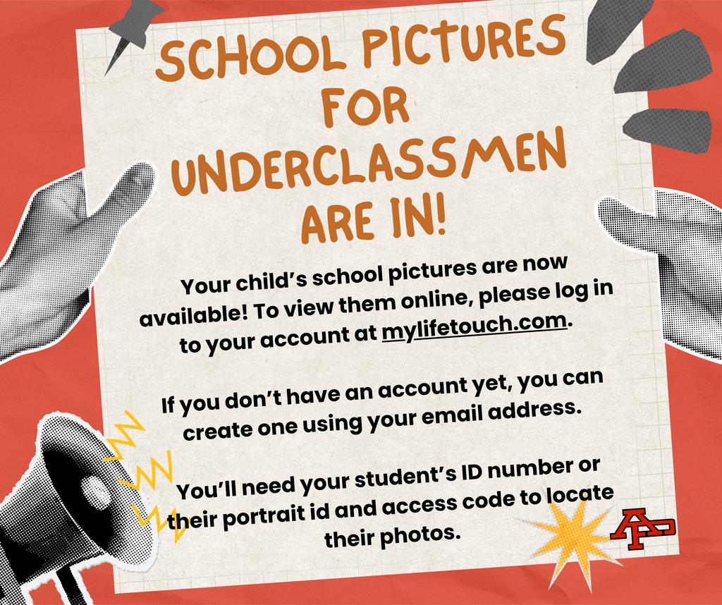 Underclassmen pictures are ready!