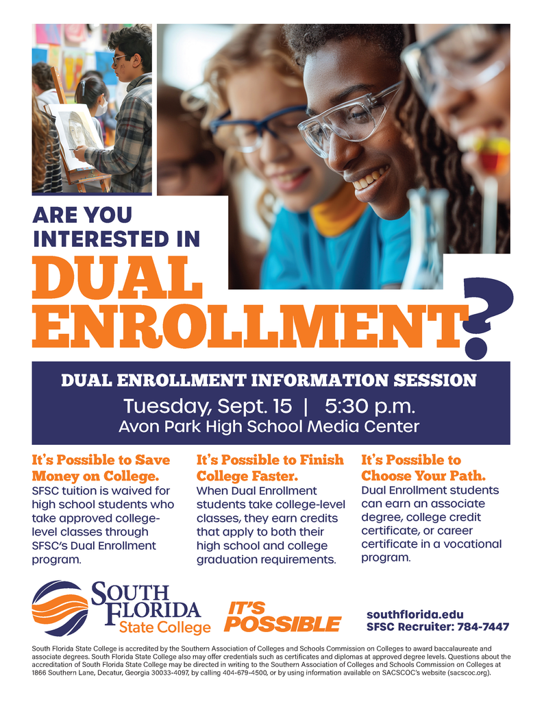 Dual Enrollment is coming soon!
