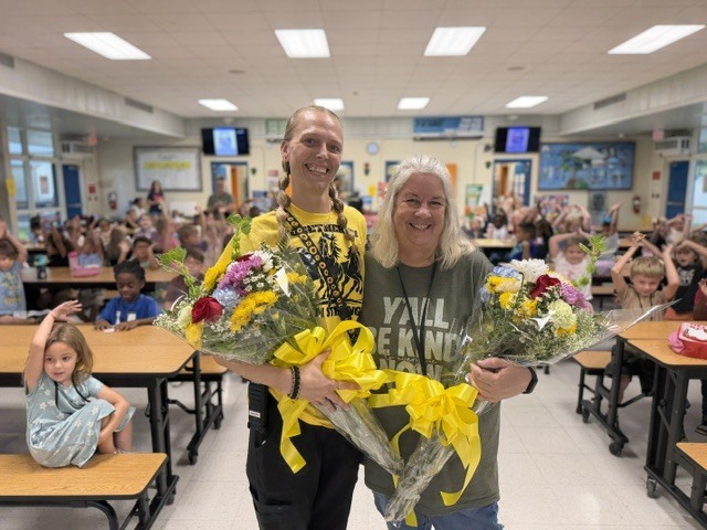 We are incredibly proud to announce our Teacher of the Year and School Support Person of the Year! 🎉  ⭐ Teacher of the Year – Mrs. Neatha Madden ⭐ School Support Person of the Year – Mrs. Kayla Flowers