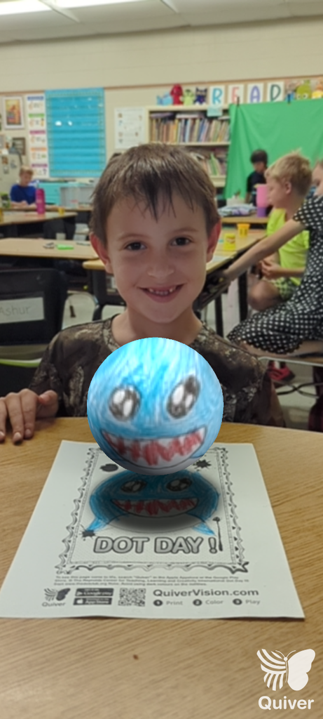 Here’s how Mrs. Carter’s class celebrated! Our second-grade Mustangs put their creativity to work, explored their unique ideas, and showed us that sometimes it only takes one little dot to make a BIG difference!