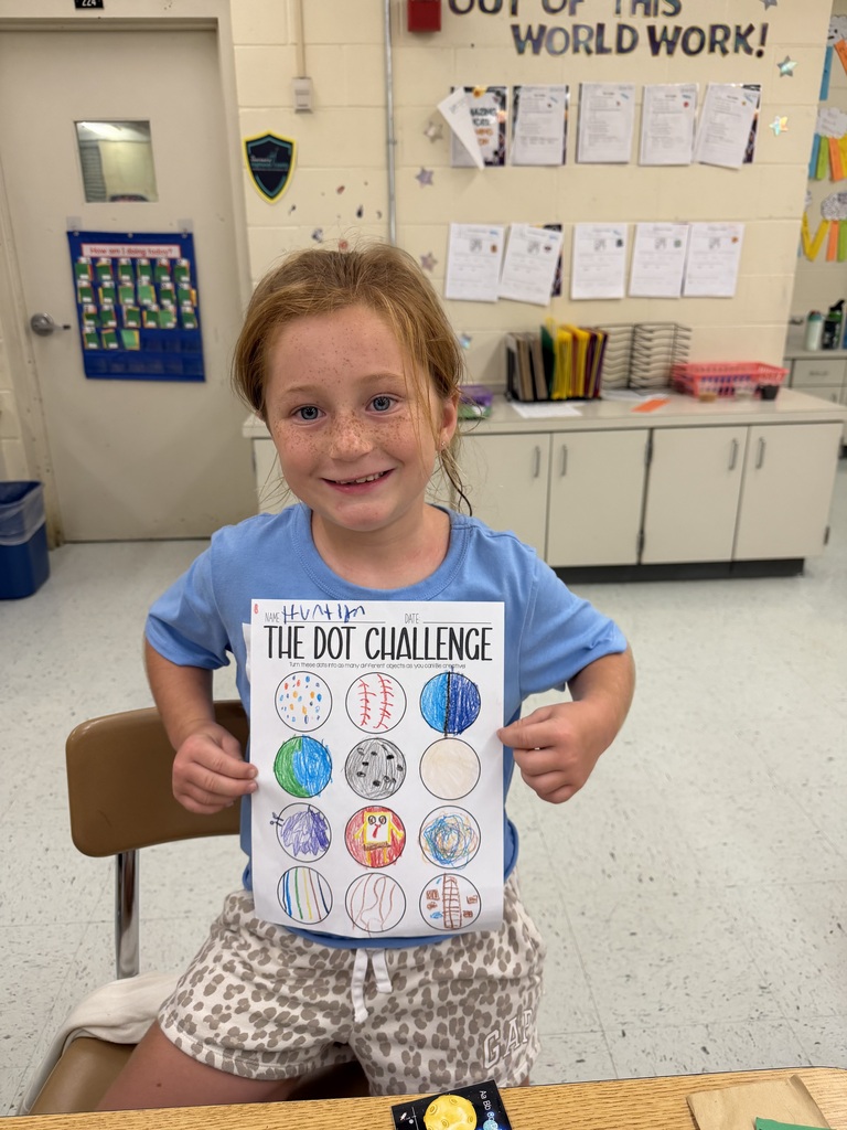 Here’s how Mrs. Turner’s class celebrated! Our second-grade Mustangs let their creativity shine as they explored, created, and discovered that even the smallest dot can become something BIG! 