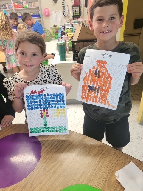 This time, we’re highlighting Mrs. Byrd’s class! 🎨🐎 Her students embraced the spirit of Dot Day by getting creative, exploring their imagination, and discovering that even the smallest dot can become something BIG! 