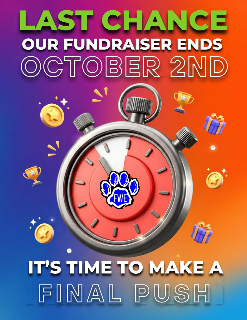 Last chance our fundraiser ends October 2nd.  It's time to make a final push!