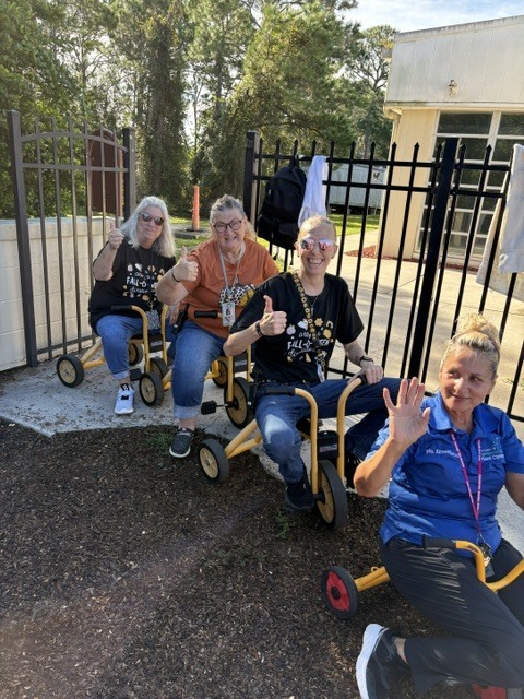 Our Pre-K students are having a blast riding their trikes around the playground, enjoying fresh air, sunshine, and plenty of smiles! 😄  But before these little racers could hit the track, they needed a test ride! 🛠️🚲 A huge thank-you to our amazing Pre-K teachers and our incredible Plant Manager, Mrs. Sonia, for getting the trikes out of the “garage” and making sure everything was ready to roll! 👏❤️