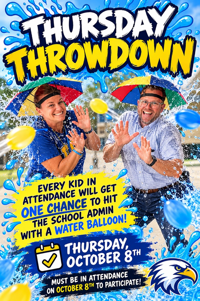 Thursday Throwdown: Students in attendance October 8 get one chance to hit a school administrator with a water balloon.
