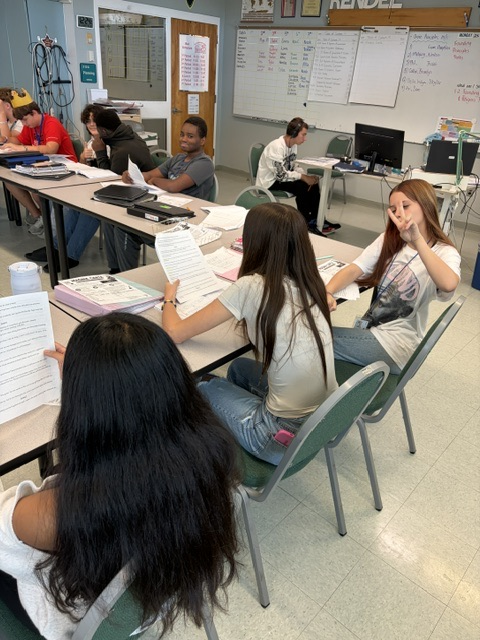 students working in Civics
