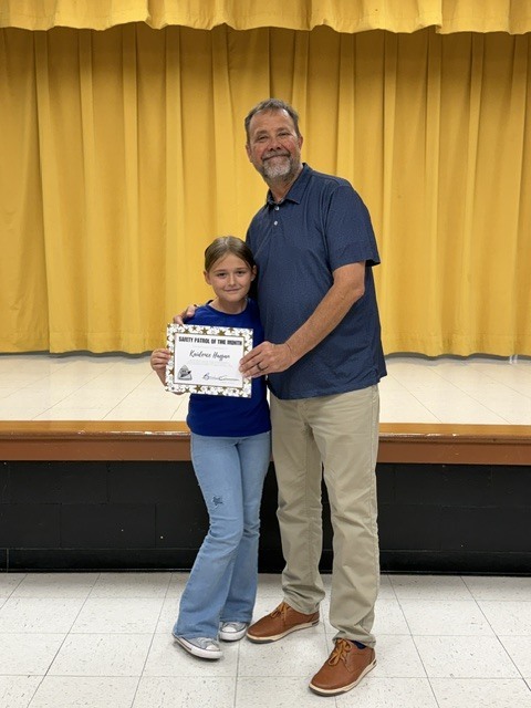 Please join us in congratulating Kaidence H., our September Safety Patrol of the Month! 