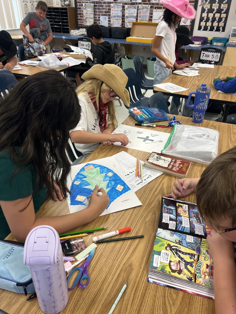 4th grade created a Coat of Arms in shields to celebrate the end of Unit 2 Empires of the Middle Ages.