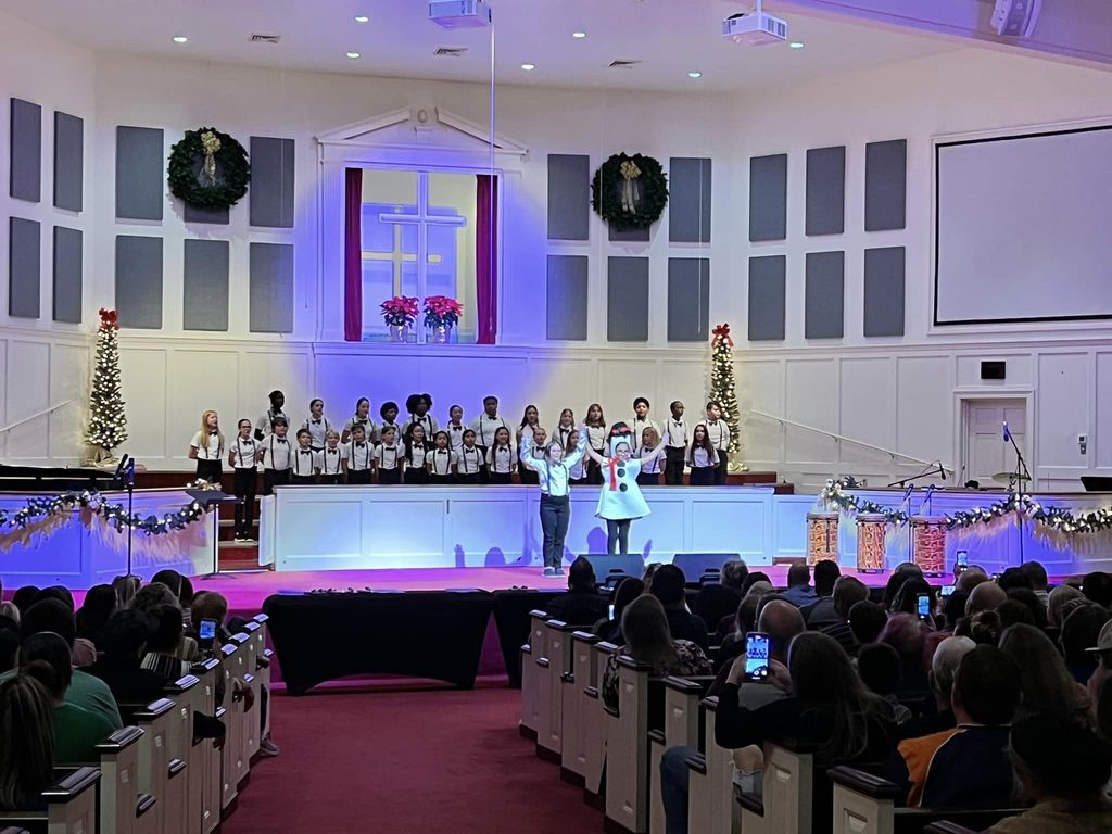 Student choir performance