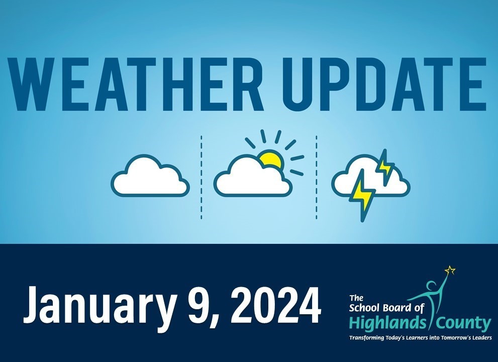 Weather update for January 9, 2024