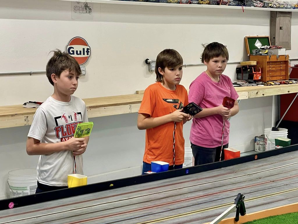College Bound boys at Sebring Slot Carts