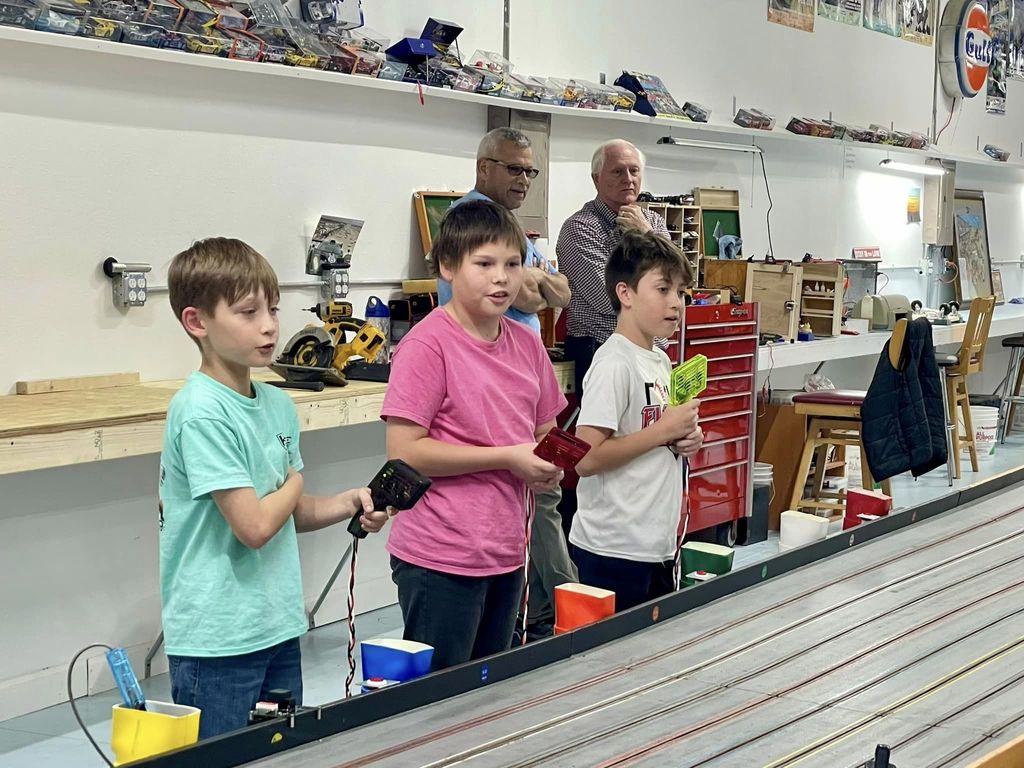 College Bound boys at Sebring Slot Carts