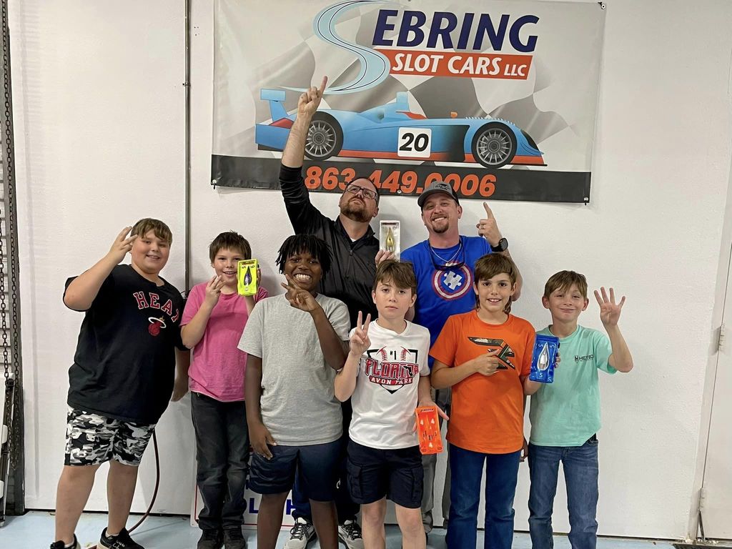 College Bound boys at Sebring Slot Carts