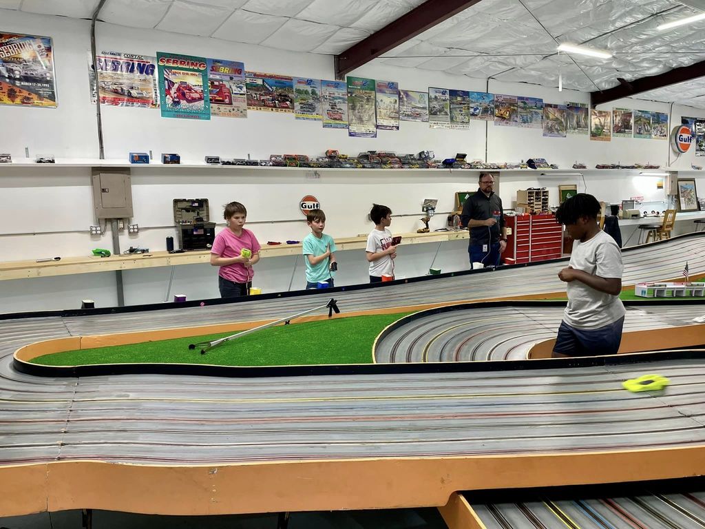 College Bound boys at Sebring Slot Carts