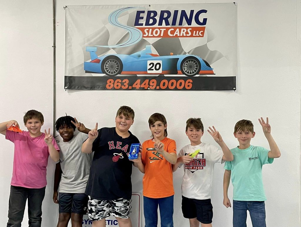 College Bound boys at Sebring Slot Carts