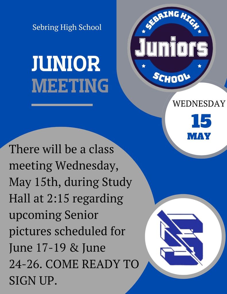 Junior Meeting flyer