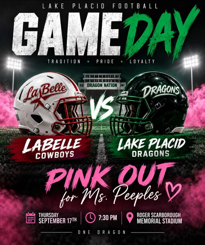 Dragon football flyer