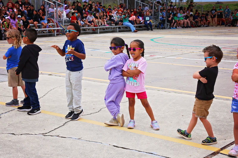 PreK students danced at the Jamboree