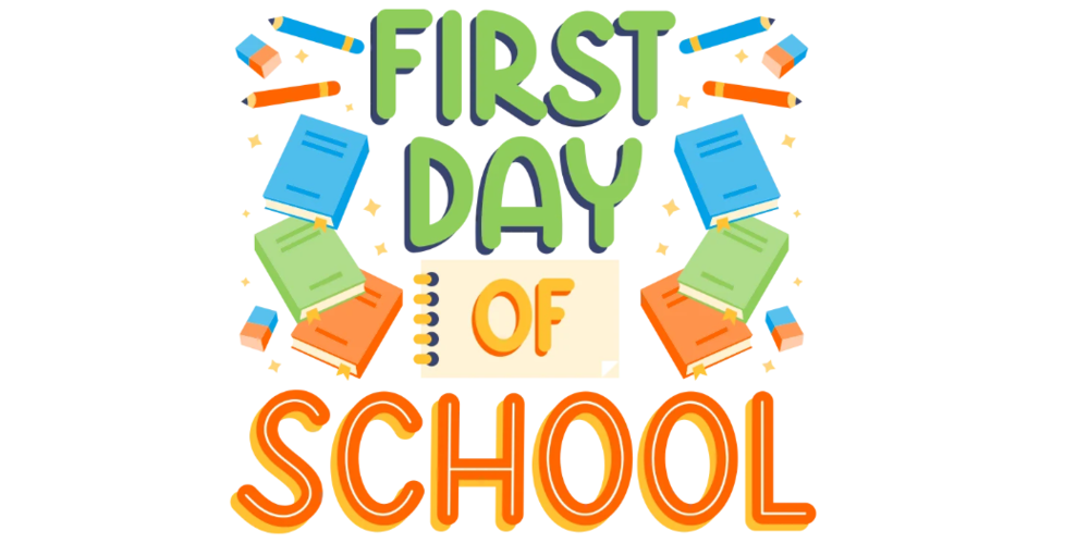first day of school graphic