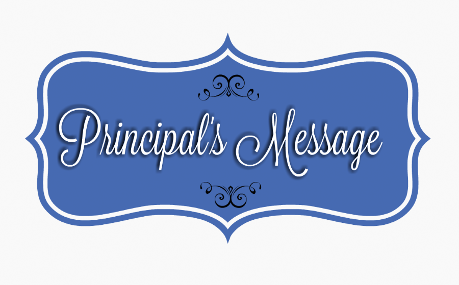 Text saying Principal's Message