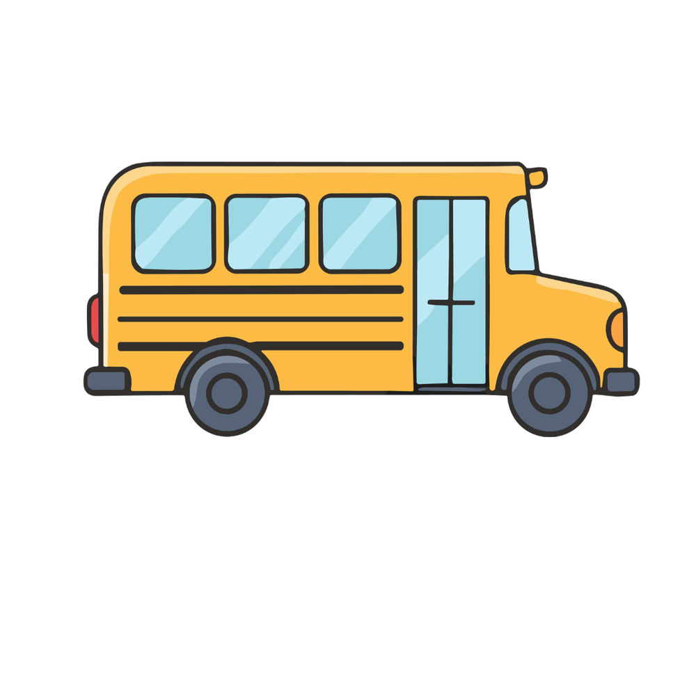 clipart of a yellow school bus