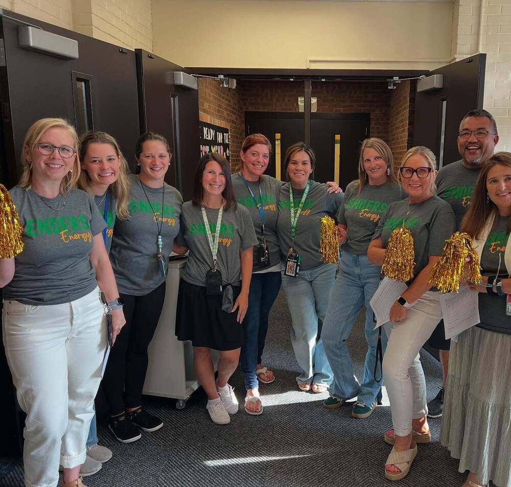 Back to School Night teachers greeting the families