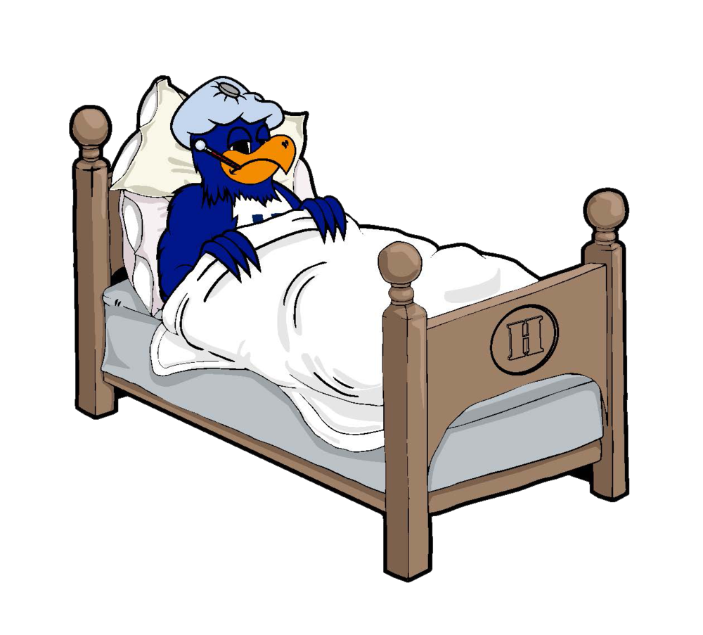 herbie in bed sick