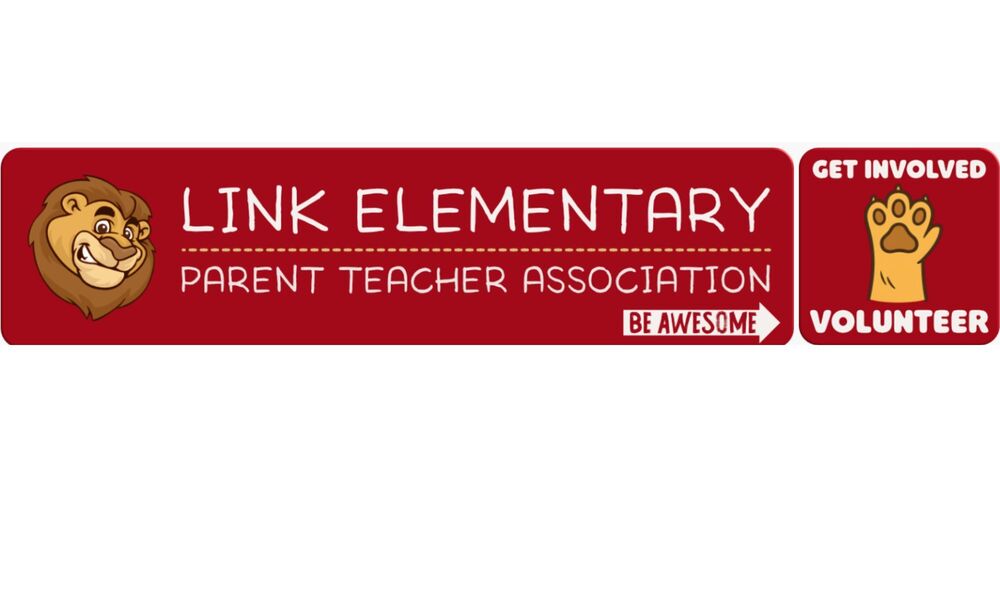 Link Elemenary Parent Teacher Association with link lion face and paw