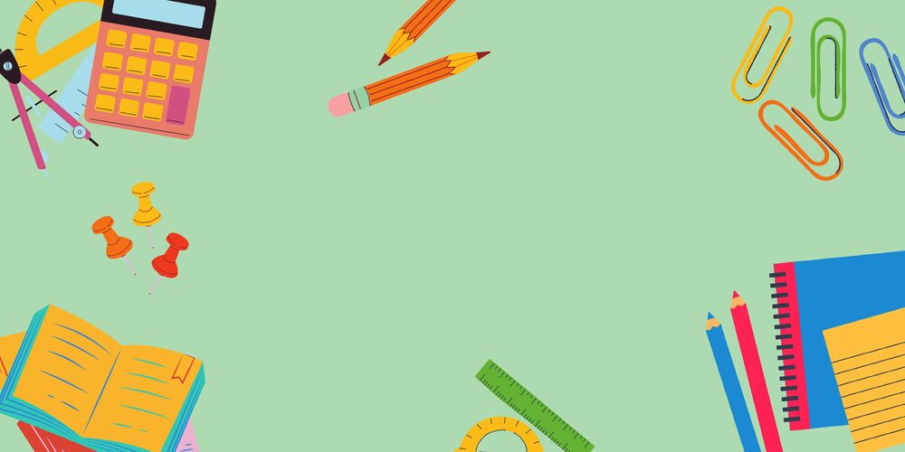 Picture of school supplies