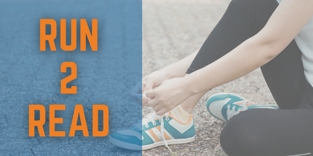 descriptive image of someone tying their running shoes