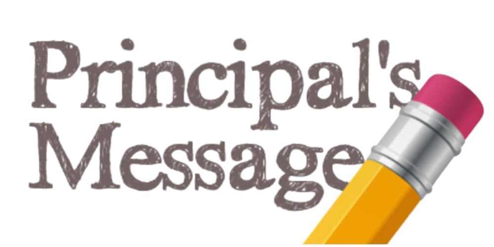 Text saying Principal's Message