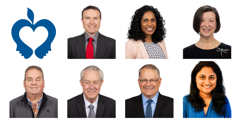 collage of board members