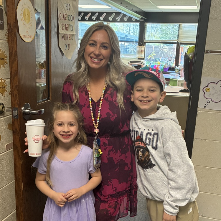 Ms. Truschke and her son and daughter 