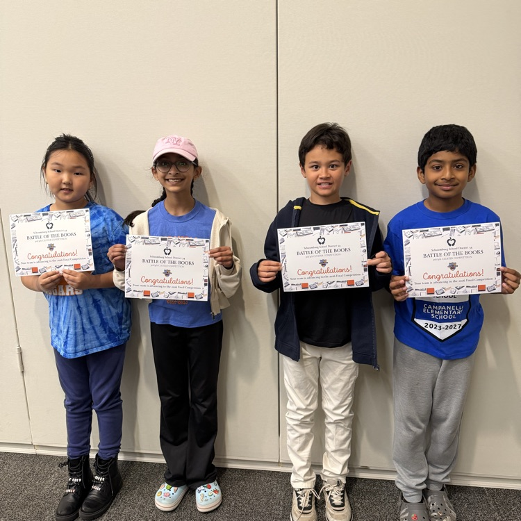 four 3rd/4th grade holding certificates 
