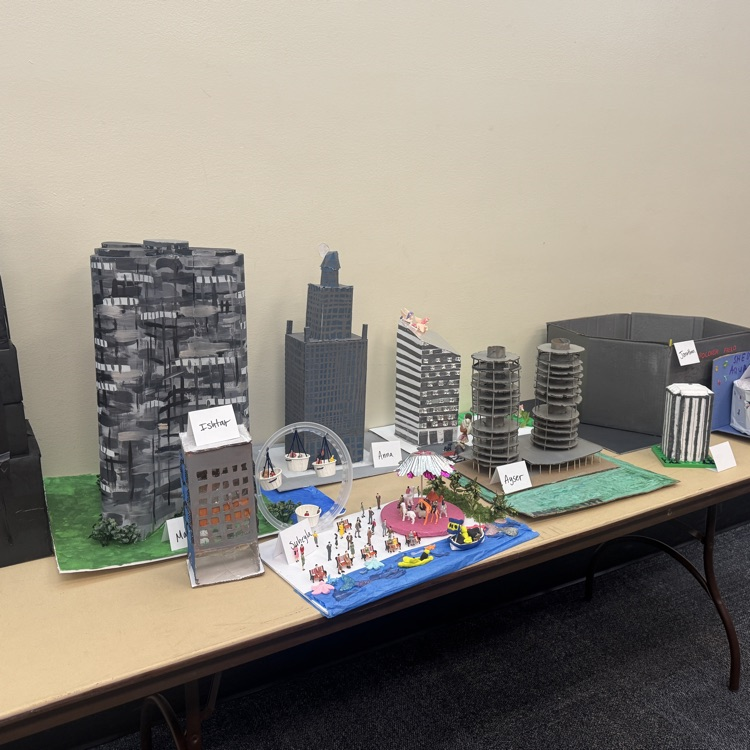 student designed Chicago landmarks on display