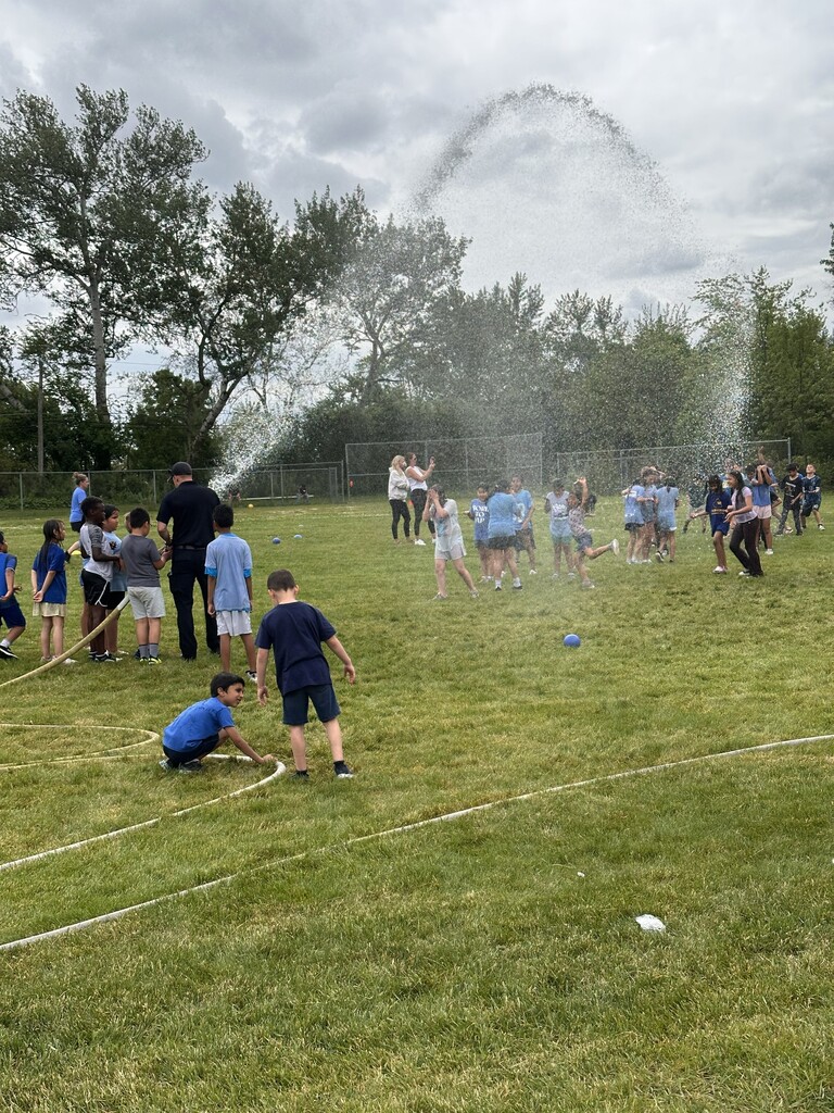 Firehose on a hot day