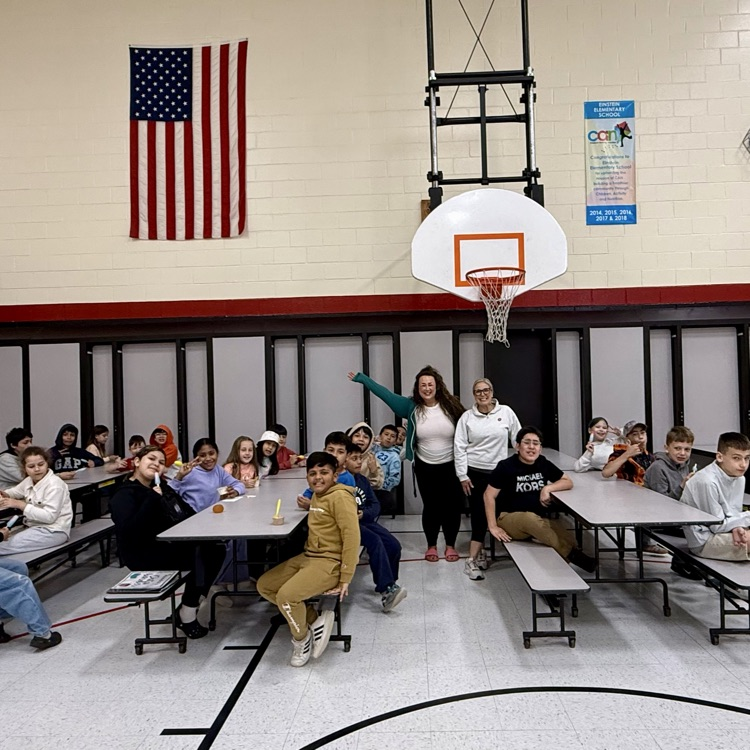 Students eating popsicles and ice cream