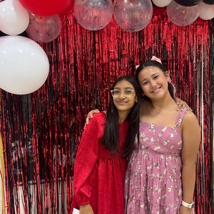 students at sixth grade celebration