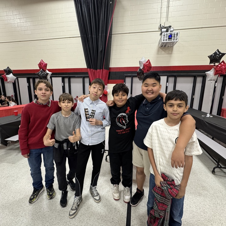 students at sixth grade celebration