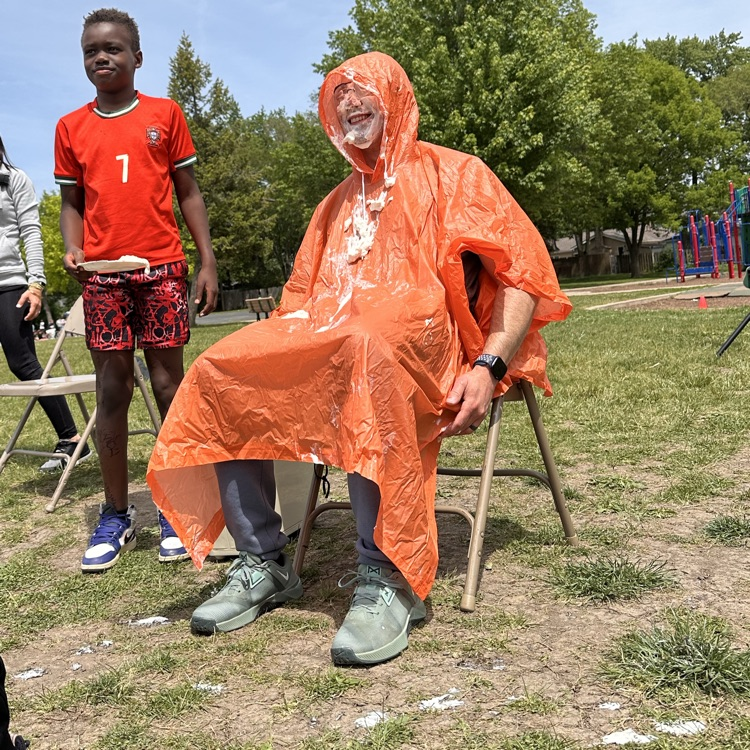 pie in face