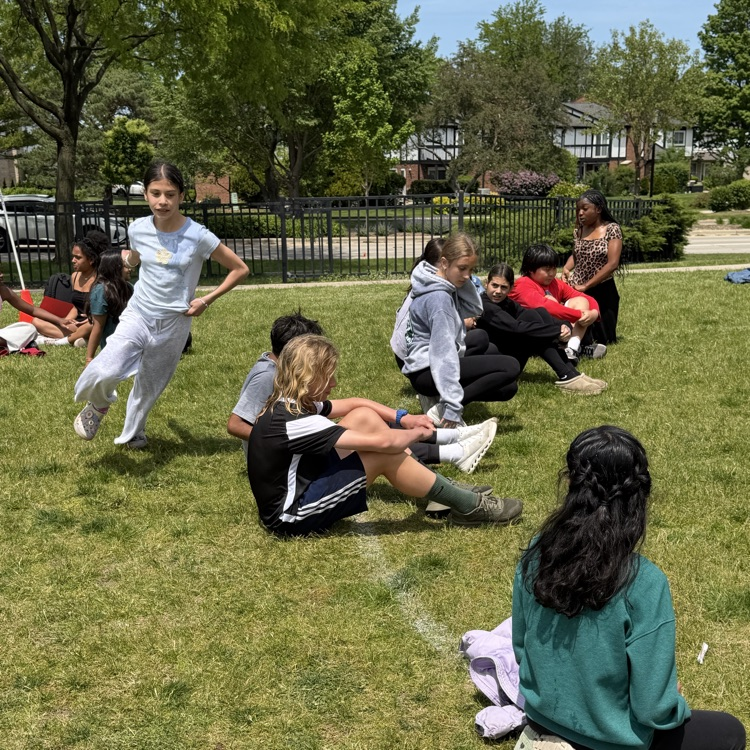 students playing drip drip drop