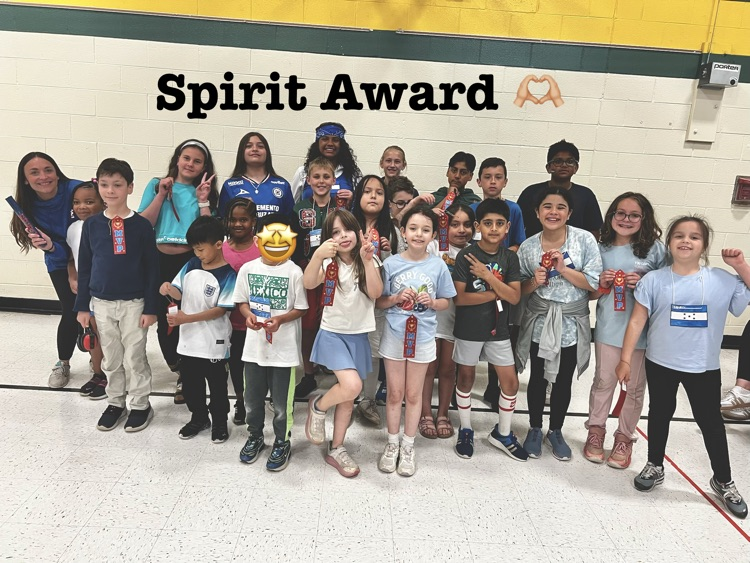 Spirit Award Team lead by Mrs. Ubert