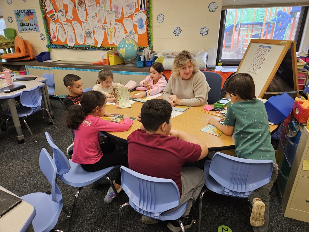 Teacher meets with small group