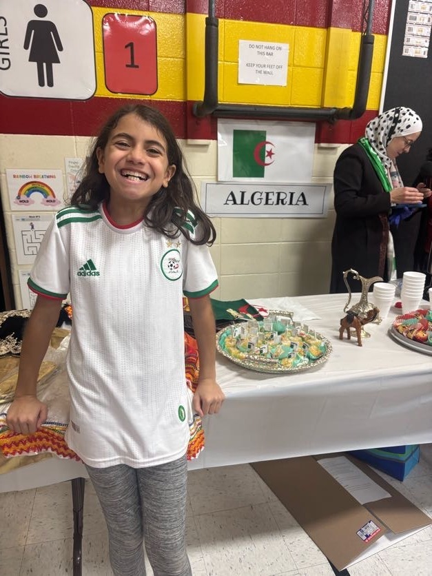 Student celebrating her culture