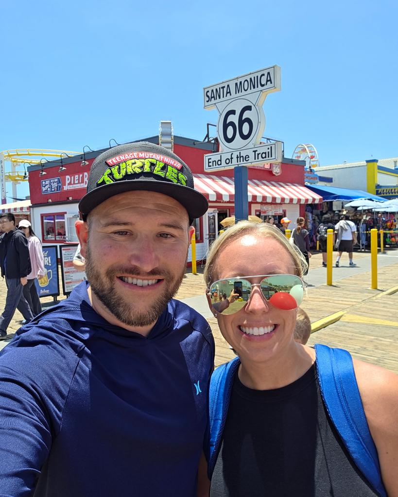 Couple at Santa Monica
