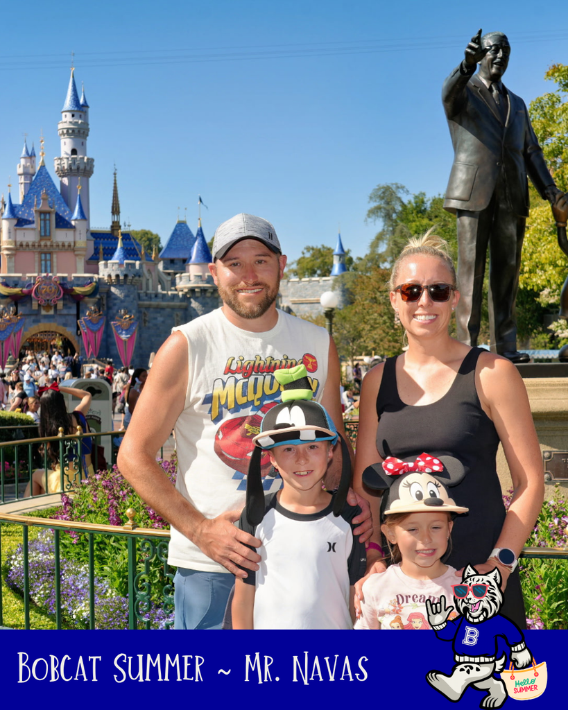 Family at Disneyland